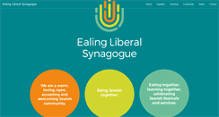 Desktop Screenshot of ealingliberalsynagogue.org.uk